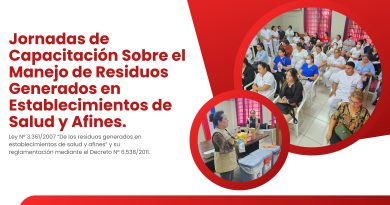 Jornadas de Capacitación sobre la Gestión Integral y Segura de Residuos de Establecimientos de Salud